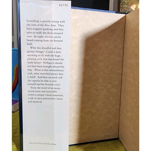 New 1991 HC DJ First Edition Wretched Stone Chris Van Allsburg Caldecott Winner - Picture 3 of 8